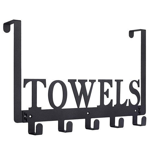 Metal over door hooks towel - over, 5