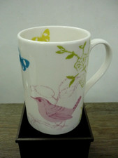 Portmeirion DAWN CHORUS Pretty Birds Butterflies Design (Inside) Mug 11.2 x 8cm