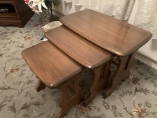 Ercol Nest Of Tables Solid
