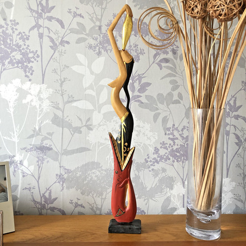 Wooden sculpture 60cm - sculpture, bali
