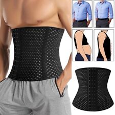 Men Slimming Body Waist Shaper Training Trainer Belly Cincher Girdle Corset Belt