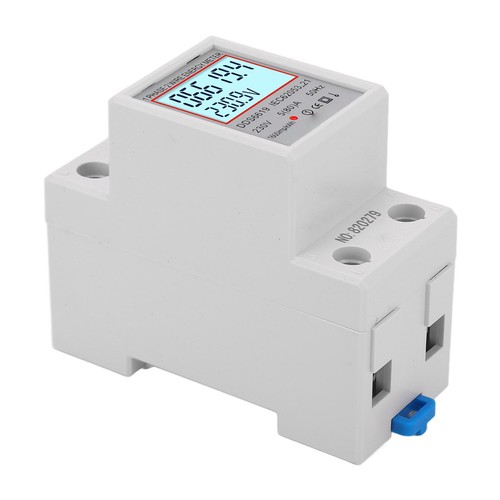 Single phase din rail - din, lcd