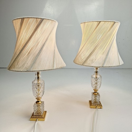 Beautiful pair cut - cut, crystal