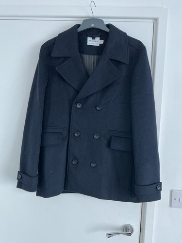 Topman men navy wool - topman, men's