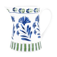 Blue Floral Jug, Flower Jug