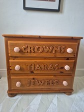 Solid wood chest of drawers by