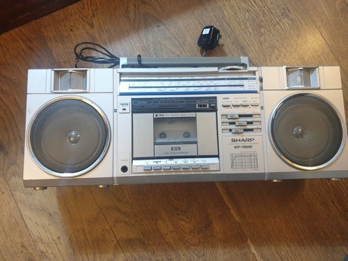 Sharp 7500e stereo radio - sharp,