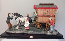 Juliana Collection Large Romany Heritage Caravan Group with Horses FREE POSTAGE
