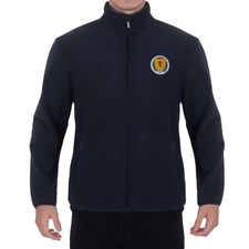 Scottish FA Scotland Men's Full Zip Fleece Jacket – Official Football Gift for