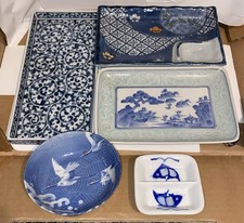 japanese Imari Trays Dishes Lot