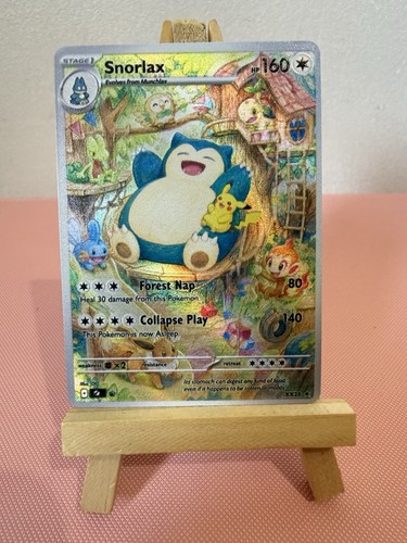 Snorlax treehouse pokemon - pokemon, card
