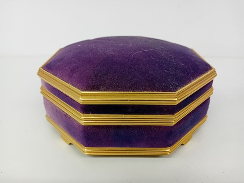 Vintage octagon jewellery box - vintage,