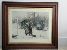 Vintage Black And White Print