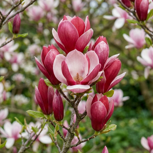 Saucer magnolia tree - 1,
