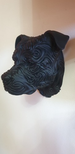 Geometric staffordshire bull - geometric,