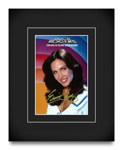 Erin gray signed 10x8 photo - erin,