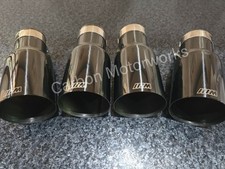 4 x Bmw M Exhaust Tips Gloss