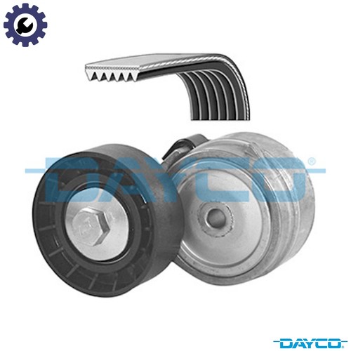 Vribbed belt set kpv038 - vribbed,