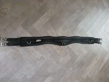 Harry Dabbs Black Curved Waffle Girth 50"