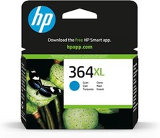 Genuine HP 364XL Cyan Ink