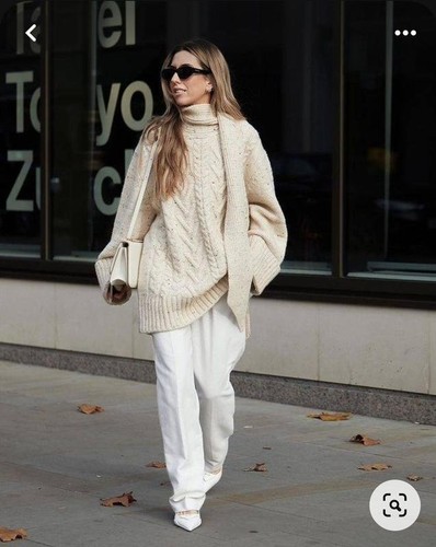 Women ganni sweater beige - ganni,