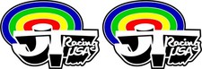 JT Racing Rainbow decals x2 -