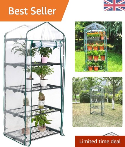 Compact tier greenhouse with - tier,