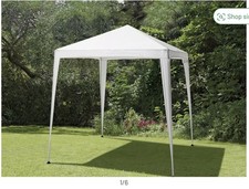 Garden Gazebo - White 2.4m x