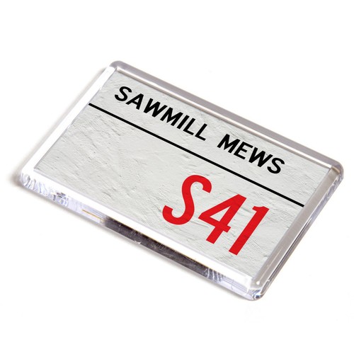 Fridge magnet sawmill - -, mews