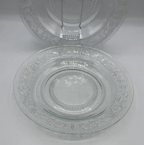 Vintage sandwich glass serving - vintage,