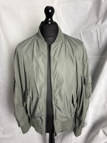 Men zara green bomber - men’s,