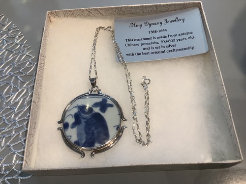 Ming dynasty porcelain pendant - ming,