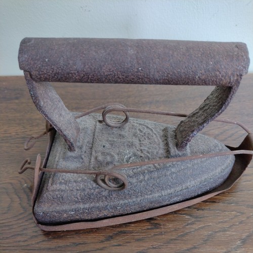 Antique clothes pressing iron - antique,
