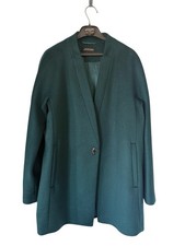 Jaeger Wool Coat Teal Green