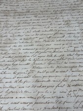 Antique Calligraphy 1/2 yard x