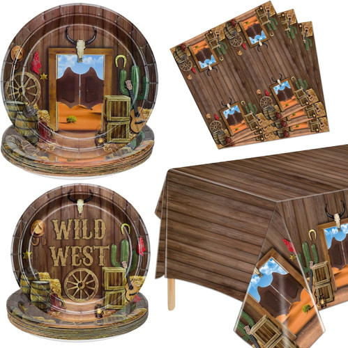 Cowboy party decorations - cowboy,