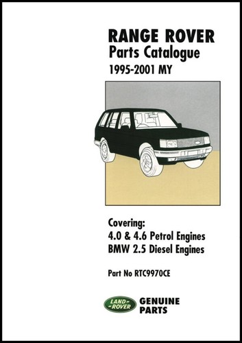 Parts catalogue range - parts,