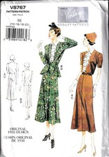 Vogue Retro 1930s Peplum