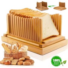 Bamboo Bread Slicer Guide Loaf