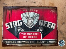 Stag beer brewery - brewery, man