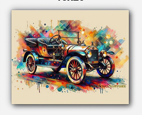 Vintage car 1912 reo touring - 1912,