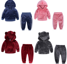 Velvet kid girls boy outfits - velvet,