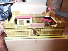 vintage big wooden Fort Apache