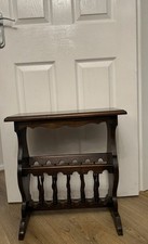 Vintage Mahogany Magazine Rack