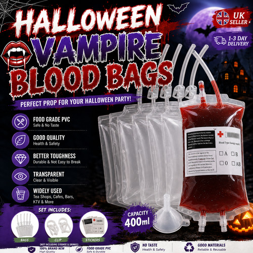 100pcs halloween blood - 10-100pcs,