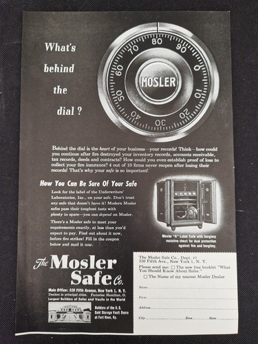 The mosler safe - the,
