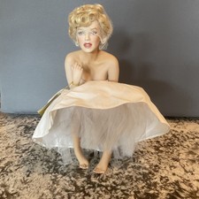 Marilyn Monroe On Bench