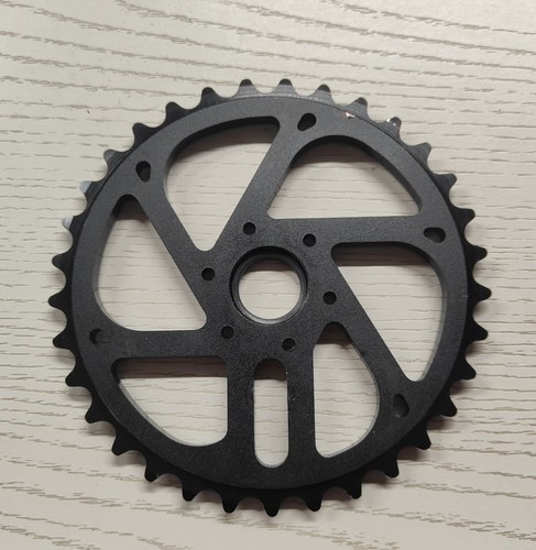 Black aluminium bmx sprocket - aluminium,