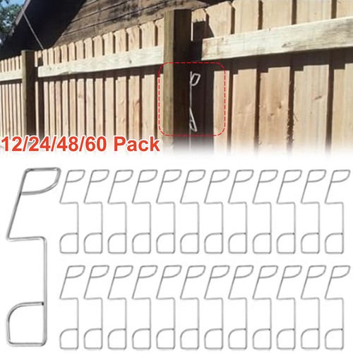 60x fence panel clips - 12/24/48/60x,