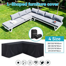 Heavy Duty Outdoor Furniture Cover Rattan Corner Sofa L Shape Waterproof Garden